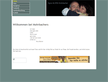 Tablet Screenshot of mohrbachers.de
